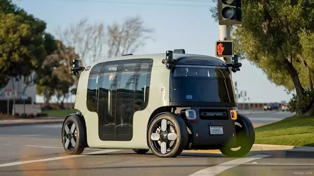 Amazon's Zoox tests shuttle with no steering wheel, pedals on Bay Area road - Silicon Valley Business Journal