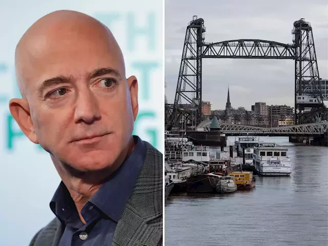 WATCH | Jeff Bezos' R9 billion megayacht sets sail for its first sea trials | Business Insider