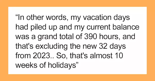 “You Have To Use Your Vacation Days”: Employee Makes Company Backpedal After Saying They Can’t Cash In Their Unused Vacation Days