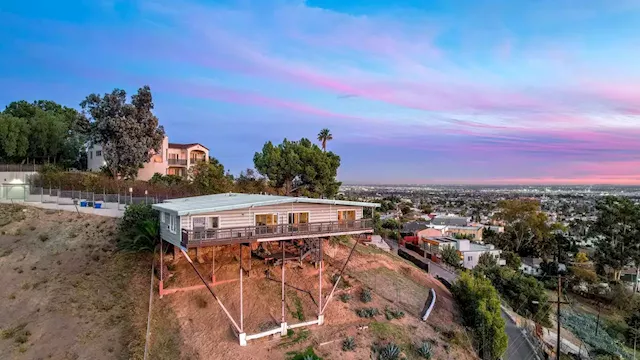 $1.6 million LA hillside home on stilts hits market for 1st time in two decades