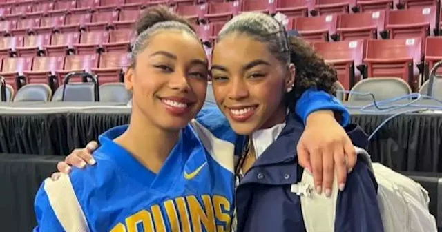 Sisters Margzetta and eMjae Frazier will 'mean business' when UCLA gymnastics visits Cal