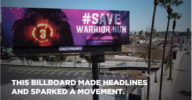 Warrior Nun Billboard Company Video Offers #SaveWarriorNun Support