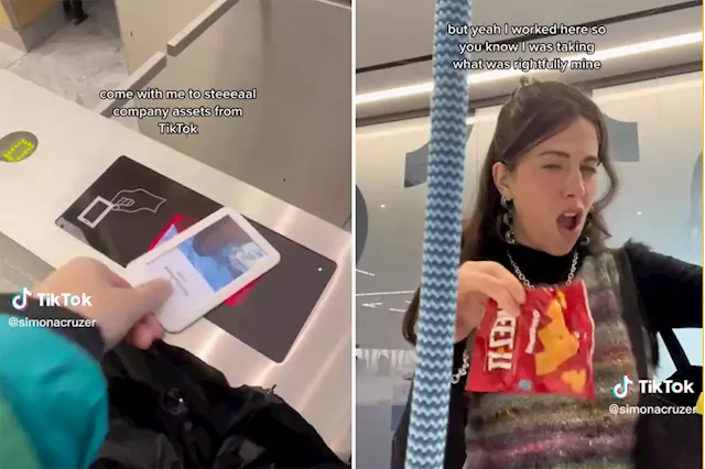 TikTok employee goes viral after ‘stealing company assets’ on day after being laid off