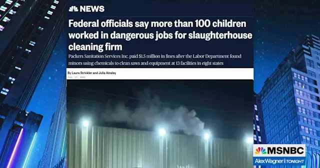 Feds bust company using child labor to clean meatpacking plants