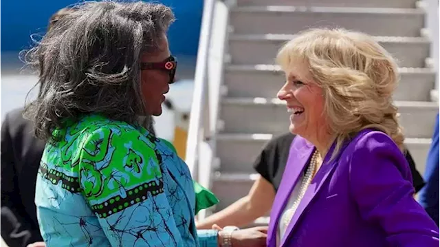 [Photos] US First Lady embarks on African tour, arrives in Namibia - SABC News - Breaking news, special reports, world, business, sport coverage of all South African current events. Africa's news leader.