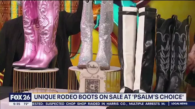 Local nurse runs glam rodeo boot business