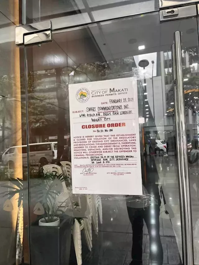 Makati City padlocks Smart head office over P3.2B in unpaid taxes, lack of business permit