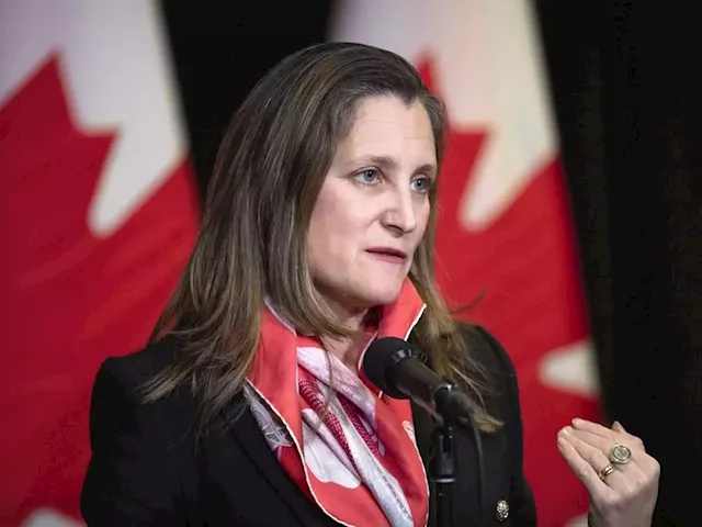 Freeland meets with provincial, territorial finance ministers in Toronto