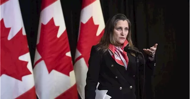 Freeland to meet provincial and territorial finance ministers in Toronto | Globalnews.ca