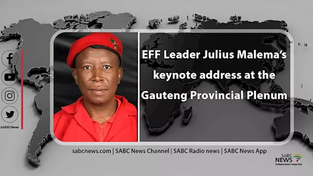 LIVE | EFF leader addresses the Gauteng Provincial Plenum - SABC News - Breaking news, special reports, world, business, sport coverage of all South African current events. Africa's news leader.