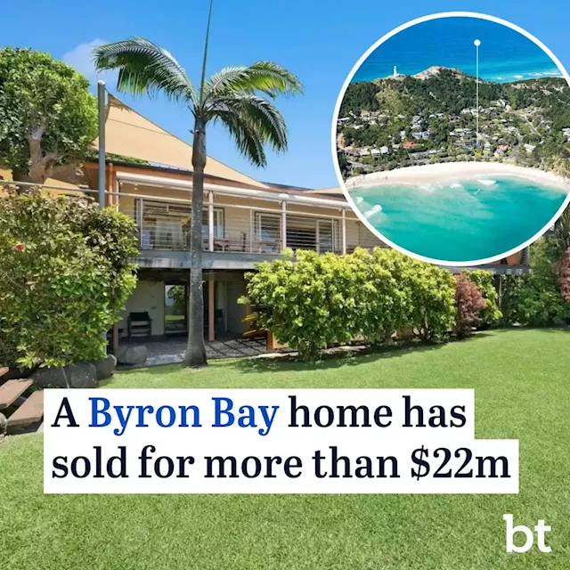 Record-breaking $22.5m Byron sale bucks housing market trend