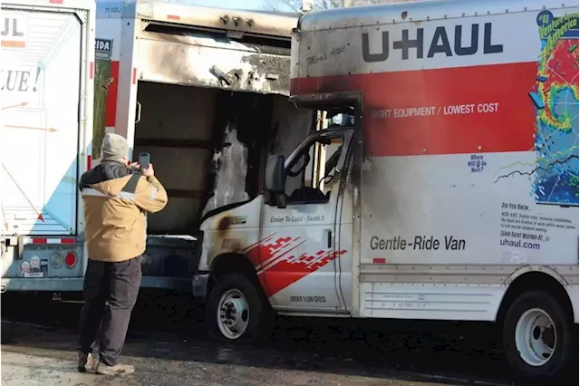 Gas was being siphoned before blast, fire destroyed six U-Haul trucks: Company