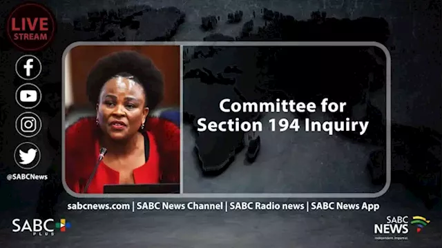 LIVE: Thuli Madonsela appears before Mkhwebane’s Section 194 Inquiry - SABC News - Breaking news, special reports, world, business, sport coverage of all South African current events. Africa's news leader.