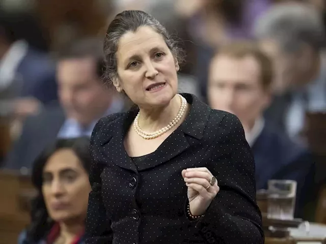 Canada's 2023 federal budget coming March 28: Finance Minister Chrystia Freeland