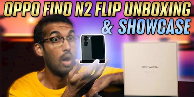 Unboxing the industry's shallowest crease flip smartphone | OPPO Find N2 Flip