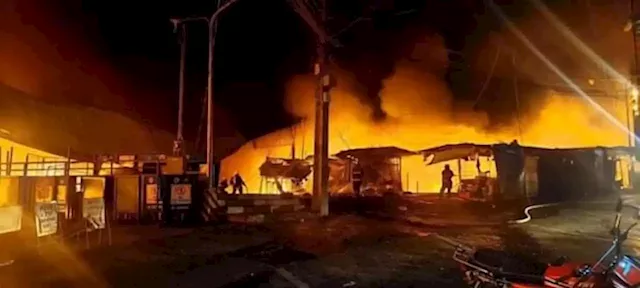 Fire strikes Baguio City Public Market