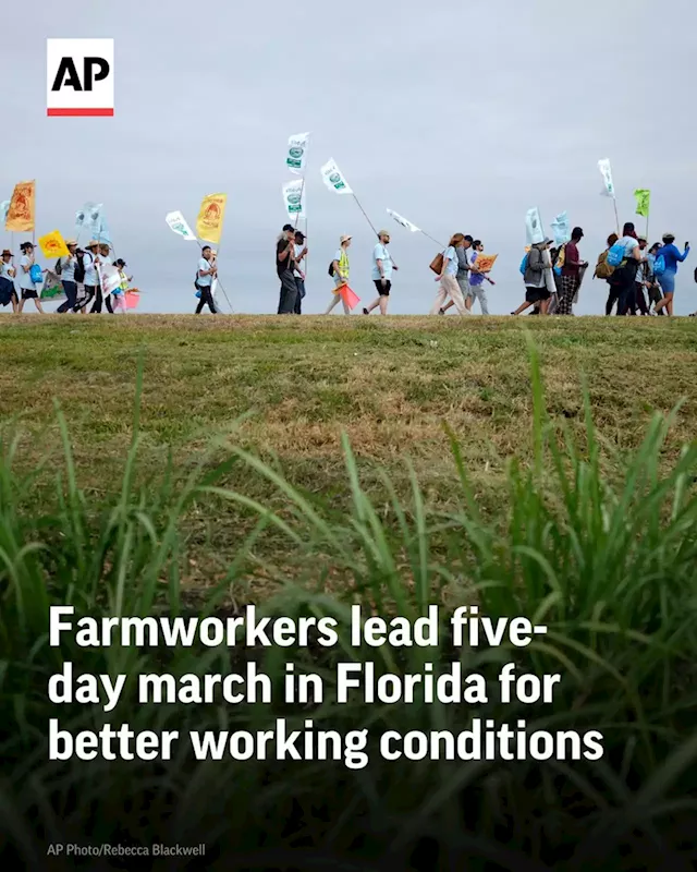 Farmworkers use Florida march to pressure other companies