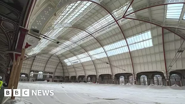 Images show progress in Derby Market Hall revamp