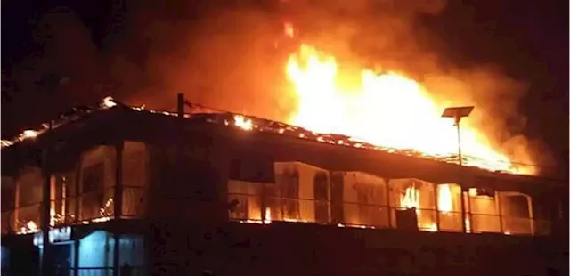 JUST IN: Fire razes another Borno market