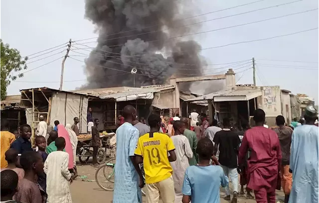 Shops destroyed as fire razes another market in Borno | TheCable