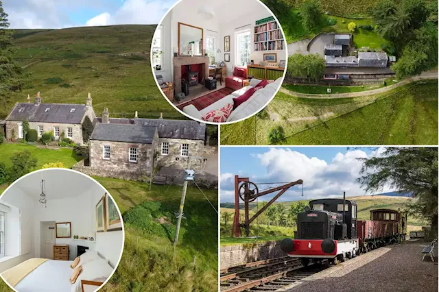 ‘Train’ house hits market with own private locomotive and railway for $588K