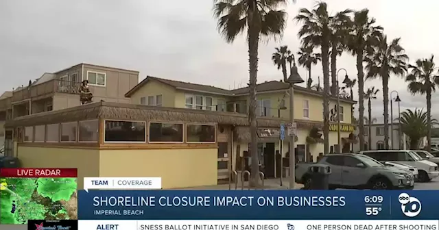 Heavy rainstorms hitting San Diego impacts shoreline business in Imperial Beach