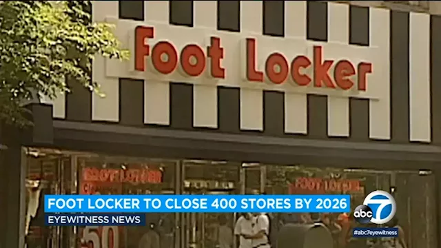 Foot Locker to close about 400 stores by 2026 as company decreases shopping mall presence