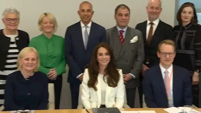 Kate Middleton Hosts First Meeting Of Her New Business Task Force