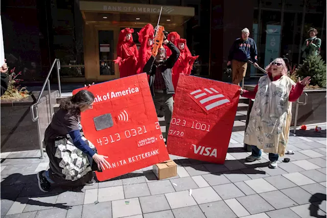 Climate activists in Boston call on big banks divest from fossil fuel companies