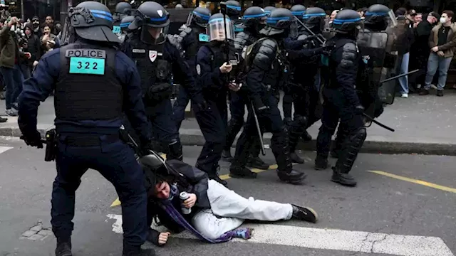 Huge French pension reform protests give way to fiery overnight clashes | CNN Business