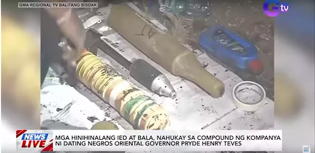 Ammunition, suspected IEDs dug up in Henry Teves company compound