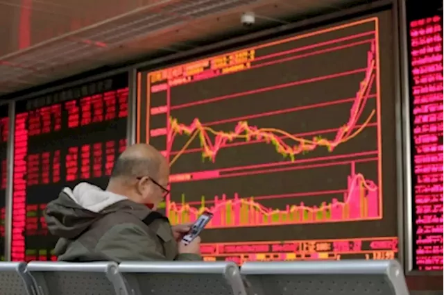 China stocks fall on industrial profit slump, geopolitical tensions; HK down