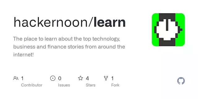 GitHub - hackernoon/learn: The place to learn about the top technology, business and finance stories from around the internet!