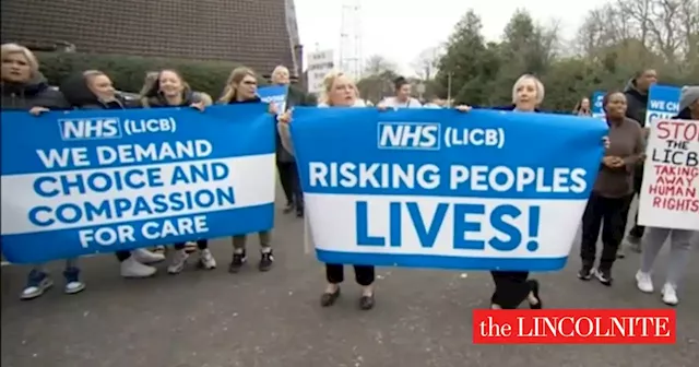 Lincolnshire care workers protest over companies cuts