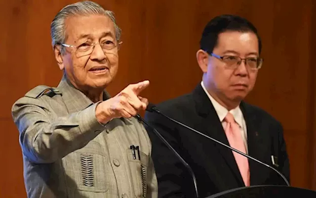 Mahathir threatened to sack me as finance minister, says Guan Eng