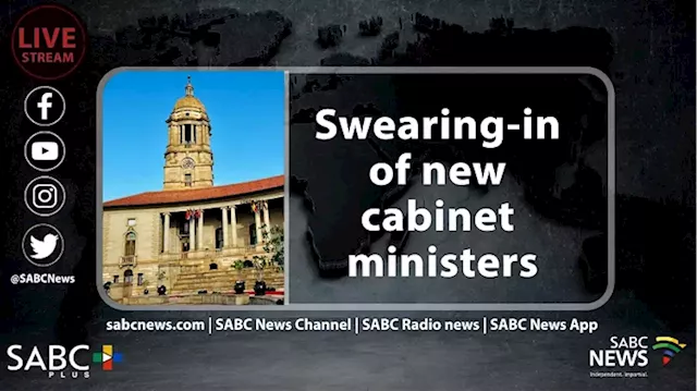 LIVE | Swearing-in of new cabinet ministers - SABC News - Breaking news, special reports, world, business, sport coverage of all South African current events. Africa's news leader.