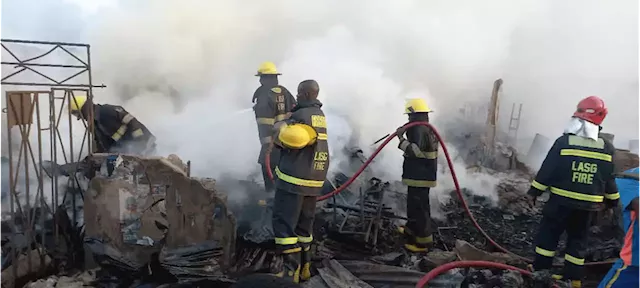 1 Dead As Fire Razes Spare Parts Market In Lagos