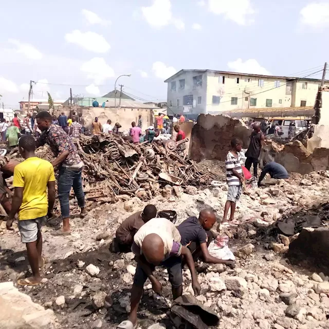 Buhari Commiserates With Victims Of Lagos Auto Spare Parts Market Fire