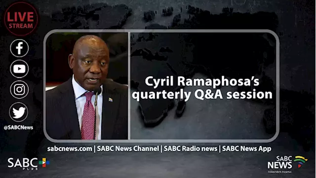 LIVE: President Cyril Ramaphosa's quarterly Q&A session - SABC News - Breaking news, special reports, world, business, sport coverage of all South African current events. Africa's news leader.