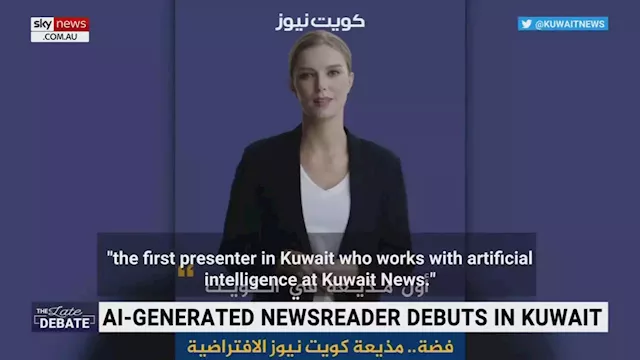 Kuwaiti media company creates a &#8216;virtual news presenter&#8217; generated by AI