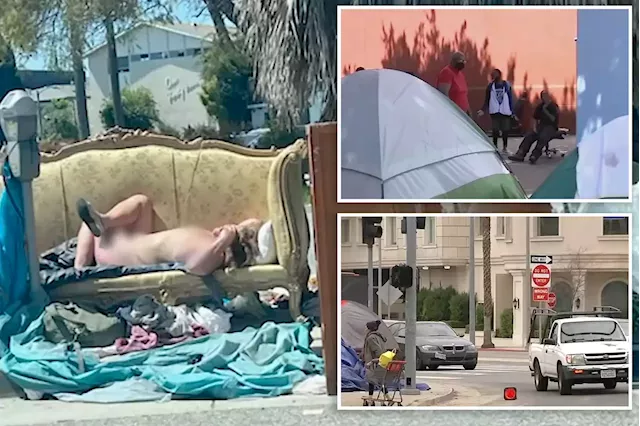 LA business owner says nude homeless camp is deterring customers