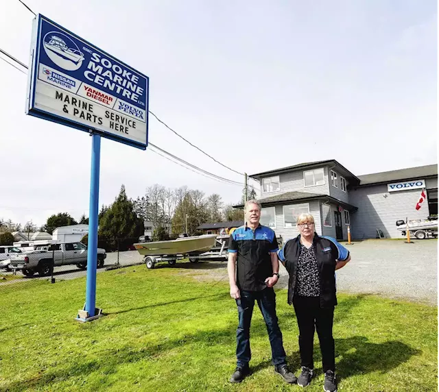 Sooke marine business pays price for boatbuilder’s controversial signs