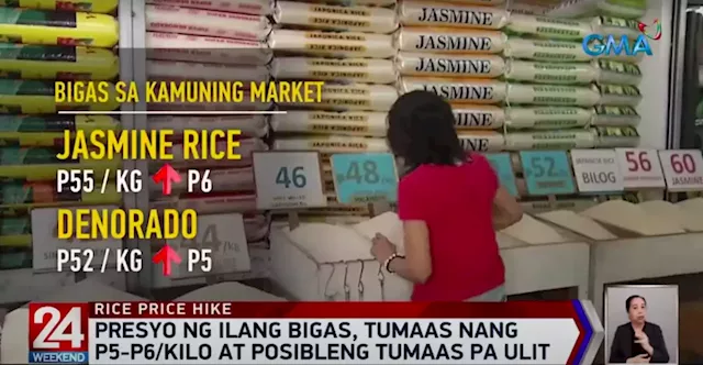 Commercial rice price hike seen in Quezon City market