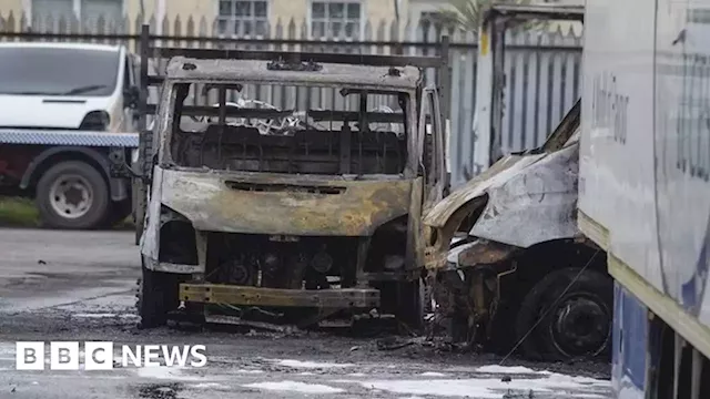 Newtownards: Multiple cars set on fire in business park