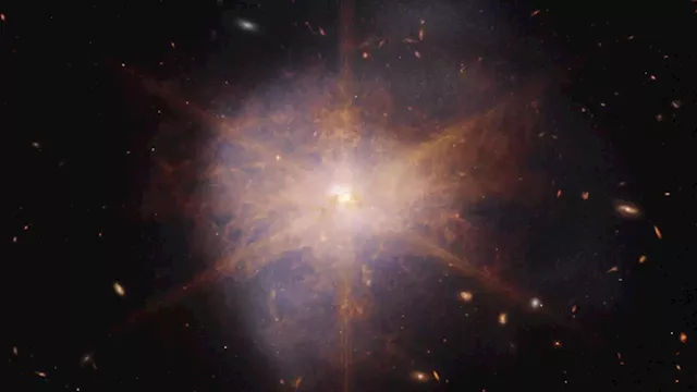 NASA’s JWST captures stunning galaxy merger 250 million light-years away