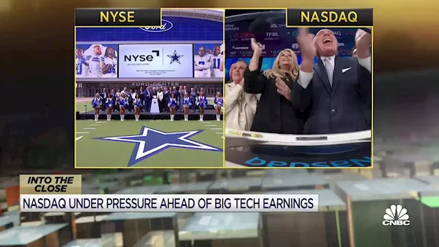 Nasdaq closes lower Monday as investors prepare for Big Tech earnings: Live updates