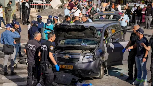 Israeli police say 5 wounded in ramming attack near busy Jerusalem market