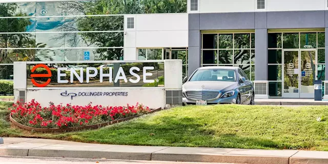 Enphase stock drops 25% to lowest in nearly a year as company's weak guidance spooks Wall Street