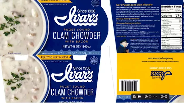 Public health alert issued for Ivar's, Pike Place Market ready-to-eat soups