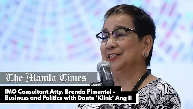 IMO Consultant Atty. Brenda Pimentel - Business and Politics with Dante 'Klink' Ang II - video Dailymotion